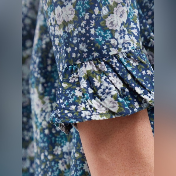 BATSHEVA X LAURA ASHLEY Square Neck Mini Dress Moylegrove (Size 4) - Picture 7 of 16